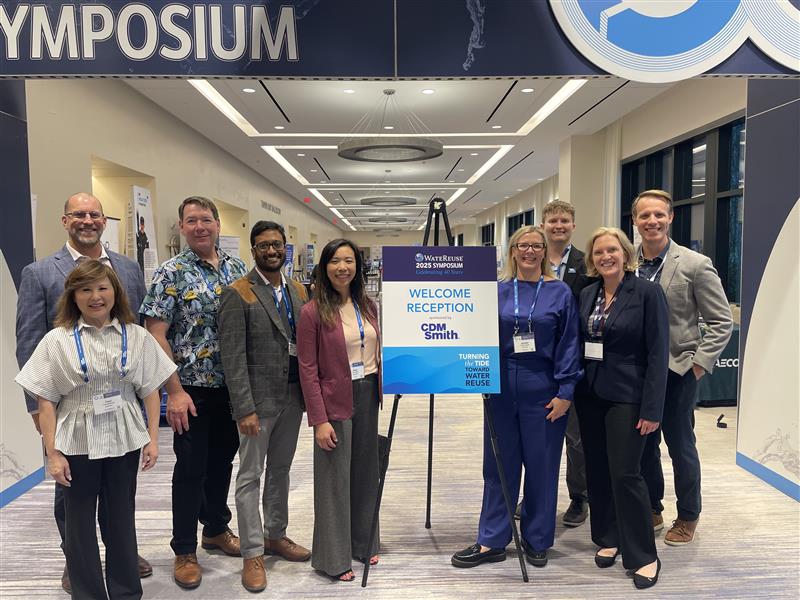 CDM Smith staff at the 2025 WateReuse Symposium